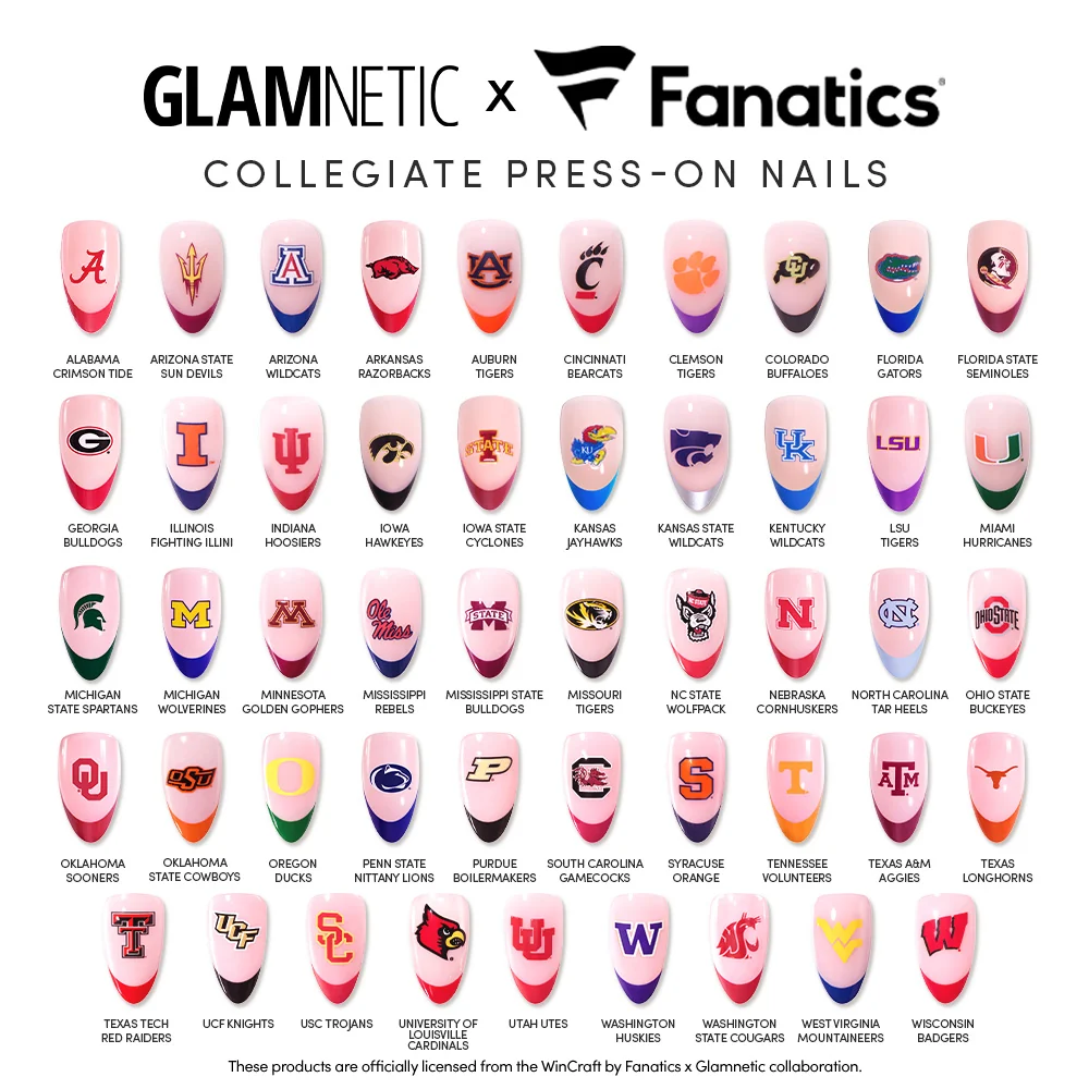 Collegiate Press-On Nails