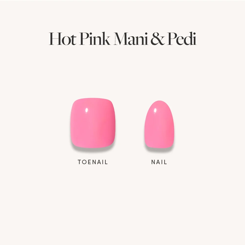 Hot Pink Mani & Pedi
