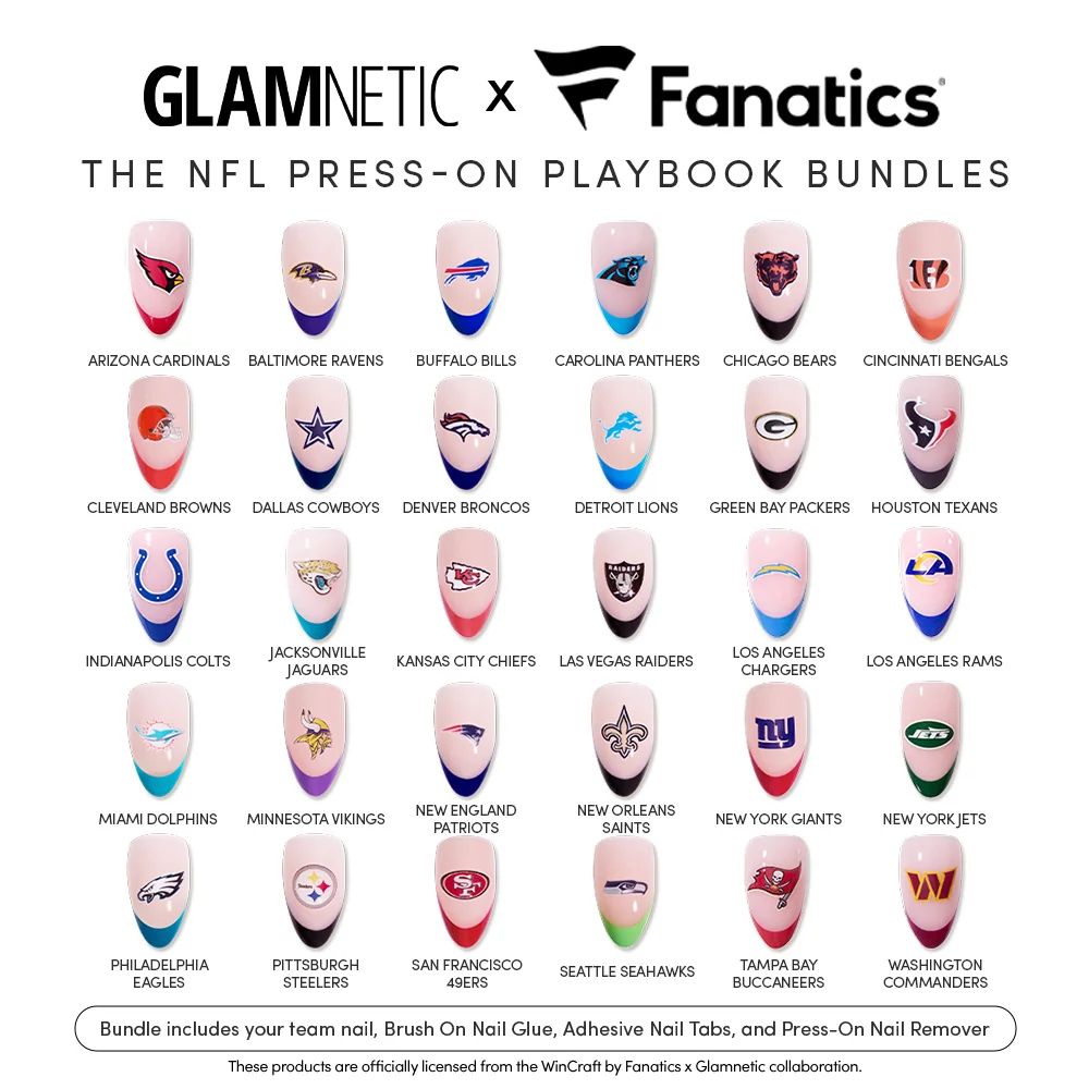 The NFL Press-On Playbook Bundles