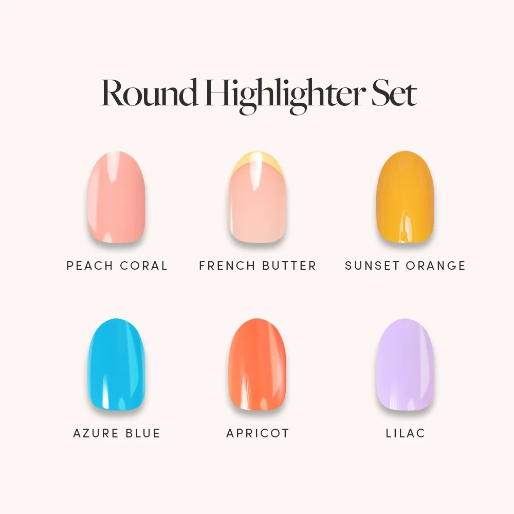 Round Highlighter Set