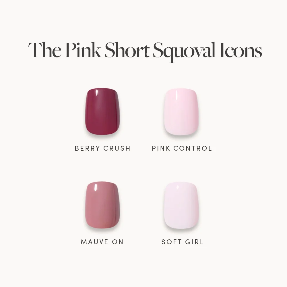 The Pink Short Squoval Icons