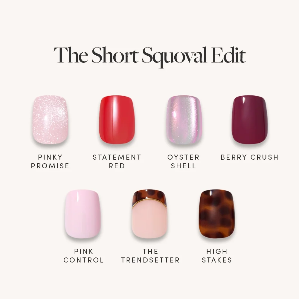 The Short Squoval Edit
