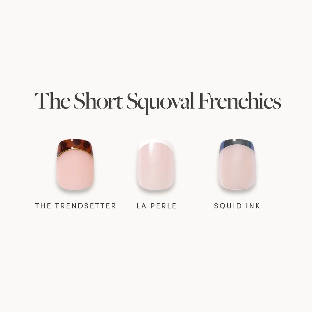 The Short Squoval Frenchies